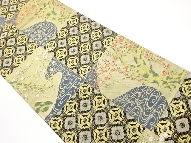Japanese Kimono / Fukuro Obi Silk